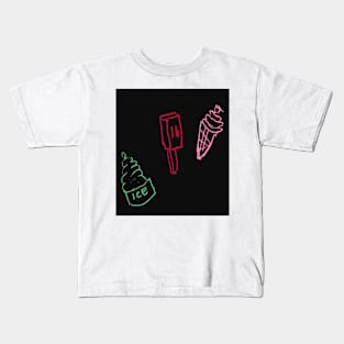 Ice cream art Kids T-Shirt